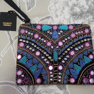 Clements Ribiero Beaded Handbag Purse NWT